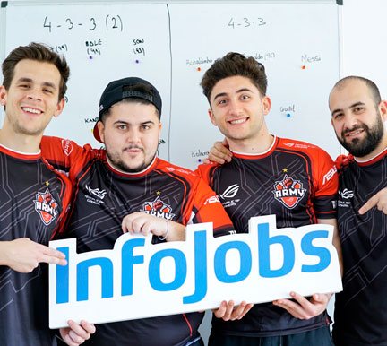 InfoJobs patrocinadores esports Asus Rog Army