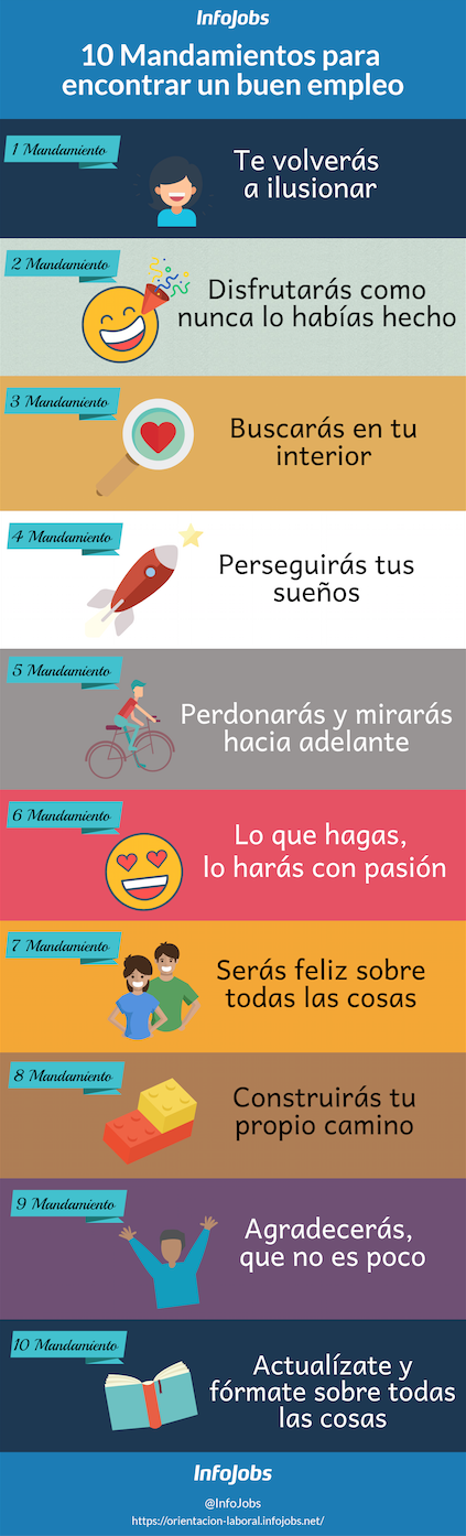 mandamientos para encontrar un buen empleo