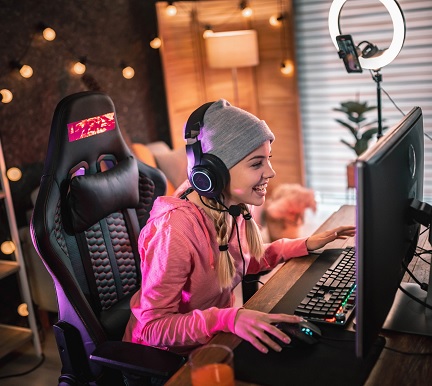 jóvenes streamers
